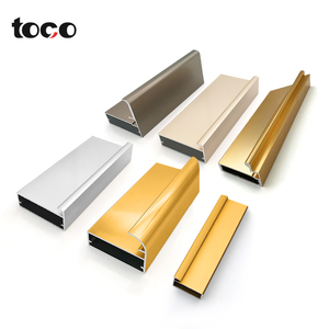 Argento minimalista nero armadio da cucina porta scorrevole profili nuovo Design serie 6000 telaio in alluminio <span class=keywords><strong>per</strong></span> cucina minimalista - Product Image 3