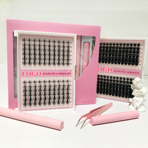 Pestañas Segmentadas Hechas a Mano, Curvatura D Individual, 8-16 mm, Kit de Pestañas Naturales en Racimo, Logotipo Personalizado, Pestañas en Forma de Abanico - Product Image 4