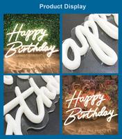 Néons personnalisés avec transformateur d'alimentation pour les fêtes d'anniversaire Car Company Hospital Advertising