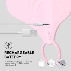 2025 nuevo Mini vibrador con cojín para montar para mujeres, estimulador de clítoris remoto de <span class=keywords><strong>silicona</strong></span> líquida alimentado por USB, masajeador, geles de punto G - Product Image 4