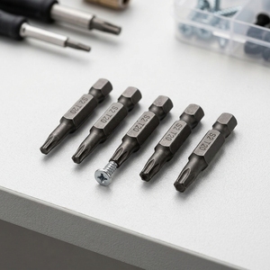 Juego de 5 Puntas Torx T20 S2 de 50 mm, Profesionales, con Vástago Hexagonal, Duraderas y de Precisión para Aplicaciones de Trabajo Pesado - Product Image 6