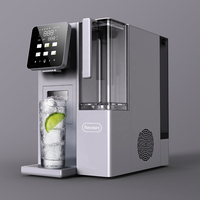 Nouvelle maison distributeur de filtre à eau électrique UV RO osmose inverse distributeur d'eau chaude et froide instantanée hôtel adapté machine à glaçons Machine