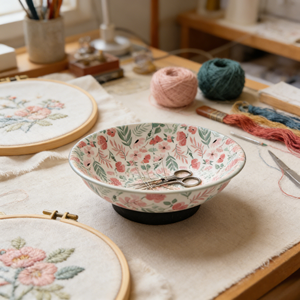 Ciotola magnetica per aghi da 4 pollici con stampa completa, porta aghi per ricamo, MOQ basso, magnete per aghi per cucito, tela e punto croce - Product Image 4