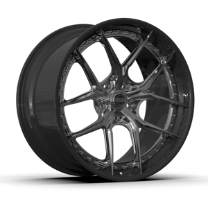 ล้อรถแข่งอะลูมิเนียมน้ำหนักเบาแบบ 2 ชิ้น 5x112 ขอบลึก 18-22 นิ้ว สำหรับรถยนต์นั่งส่วนบุคคล ล้อขัดเงา - Product Image 2