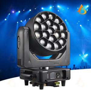 Venta al por Mayor Personalizada de 19 Piezas de Luces Móviles de 40w Tipo Ojo de Abeja RGBW, Luces Móviles LED Sharpy - Product Image 1