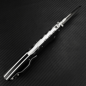 Coltello Pieghevole Tattico AD10 con Lama Drop Point in S35VN e Manico in G10, Coltello da Campeggio con Clip Posteriore - Product Image 4