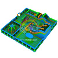 Grand parc à thème de trampoline de château gonflable d'intérieur de haute qualité personnalisé pour la location