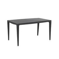 Table de maître moderne en polypropylène durable avec base carrée, non pliable, pour usage intérieur/extérieur, anthracite, 70x70 cm
