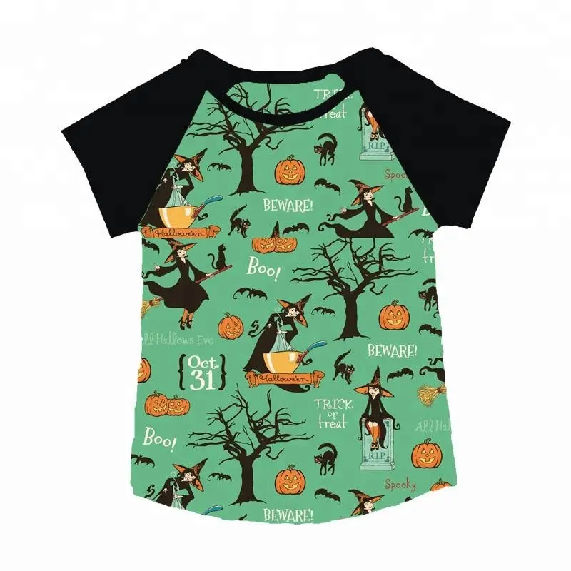 RTS Toddler Cotton Printing tee Boy 0-24 Month Top Children O-Neck Halloween T-Shirts T shirt Boys Kids Baby T-Shirt
