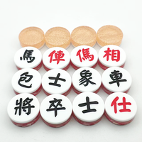 Jeu de dames de luxe personnalisé en acrylique plaqué or, jeu de dames de couleur, jeu d'échecs chinois, jetons de poker, vente en gros