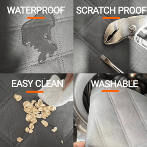 غطاء مقعد سيارة للكلاب مقاوم للماء ومضاد للخدش من مادة الأكسفورد، غطاء للمقعد الخلفي للحيوانات الأليفة - Product Image 5