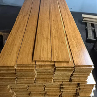 Plancher en bois de bambou d'intérieur certifié ISO9001 à haute dureté pour entrepôt, bureau et style industriel