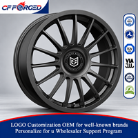 Bestseller Monoblock 18x8,5 19x8,5 Satin Schwarz 5x112 Rally Mehrspeichen Geschmiedete Leichtmetallfelgen für VW Golf R GTI MK8