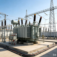 Transformateur de puissance triphasé immergé dans l'huile 12,5 MVA 110 kV S18 compatible 50/60 Hz pour postes de transformation industriels