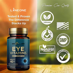 Göz sağlığı koruması için <span class=keywords><strong>Lutein</strong></span>, zeaksantin, çinko, C vitamini ve E vitamini ile lisanslı özel etiket marka göz vitamini kapsülleri - Product Image 2