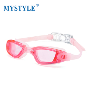 Unisex Silikon-Schwimmbrille mit Rückenverschluss für Kopfbedeckungen, Schwimmbrille Versandbereit - Product Image 4