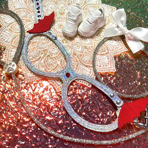 Correa de Lujo con Diamantes de Imitación para Perros Pequeños - Correa Reflectante de Alta Tracción con Diseño de Diamantes Completos - Product Image 2