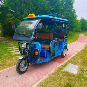รถตุ๊กตุ๊ก 3 ล้อ <span class=keywords><strong>ราคา</strong></span>โรงงาน บรรทุกผู้โดยสาร 6 คน รถ<span class=keywords><strong>กระบะ</strong></span>ไฟฟ้าขนาดเล็กแบบปิด บรรทุกหนักได้ ระยะทางวิ่ง 30-50 กม. - Product Image 2