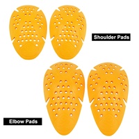 Protection dorsale pour moto, protection de dos, protection des coudes, 5 pièces, niveau CE 1