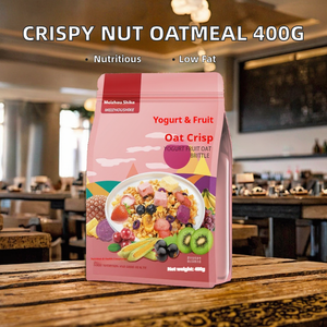 Offre Spéciale <span class=keywords><strong>Mei</strong></span> Zhou <span class=keywords><strong>Shi</strong></span> Ke 400g Céréales Instantanées Raffinées pour Adultes, Faible en Gras, à l'Avoine, au Yaourt et aux Noix, en Sachet - Product Image 2