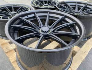 GVICHN 2件碳纤维桶锻造车轮16 17 18 19 20 21 22 23 24英寸5x112 5x114.3 5x120铝合金轮辋
