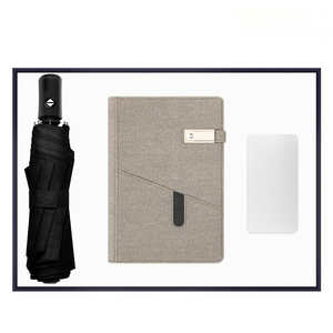 Il Set <span class=keywords><strong>regalo</strong></span> Business 3-in-1 di lusso per uomo e donna include A5 Power Bank ombrello pieghevole per Notebook-per le promozioni natalizie - Product Image 4
