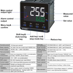 Instrumento de Control de Temperatura de Calefacción y Refrigeración con Algoritmo PID y Pantalla Digital de Alta Precisión - Product Image 5