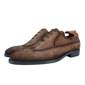 Chaussures Richelieu Goodyear Artisanales de Luxe pour Hommes, en Cuir Véritable Imperméable, Idéales pour Tenues Formelles et Décontractées - Product Image 2