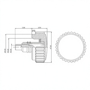 Corona de Reloj Delgada de Acero Inoxidable 316L de 7.0mm para NH34 35 36 SKX007 - Product Image 5