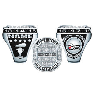 <b>Crystal</b> Customized Team Enterprise Campus Alloy World Champion <b>Ring</b> - Product Image 3