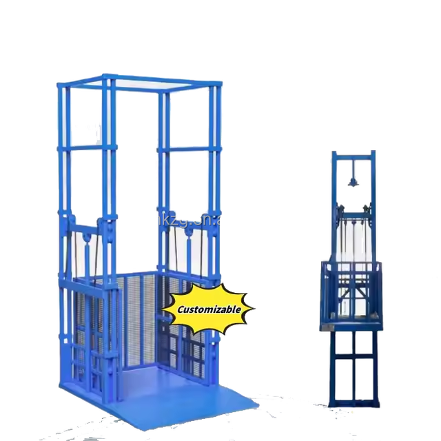 Cheap Price Hydraulic Heavy Goods Elevator Indoor Cargo Lift Platform Outdoor Electric Small Freight Elevator for Warehouse