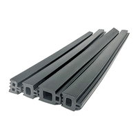 Bande d'étanchéité en caoutchouc EPDM certifiée CE avec service de découpe sur mesure pour l'étanchéité des systèmes de bardage de murs-rideaux en verre extérieur
