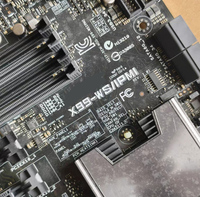 Tarjeta Madre de Servidor X99-WS/IPMI Original Usada, LGA2011-3 Xeon E5 V3 V4, 8 Ranuras DDR4, IPMI BMC Remoto, KVM PCIe3.0