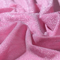 Italy Starry Lurex Knit Fabric Quick-Dry Shiny Metallic Silver Flashing Yarn for Wedding Decorations Girls' Dresses 75d Fabric