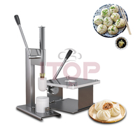 Machine à fabriquer des petits pains chinois faits à la main, machine à baozi, machine à pain bao, en acier inoxydable