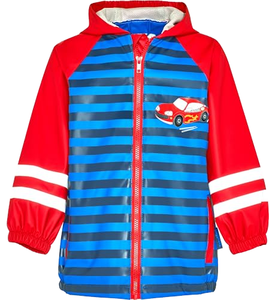 Waterproof <b>Long</b> Sleeve Character Print Girls <b>Rain</b> <b>Jacket</b> - Product Image 1