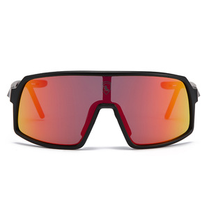 Lunettes de sport pour cyclisme, verres miroir UV400, coupe-vent, sangle réglable, monture complète 7002 - Product Image 4