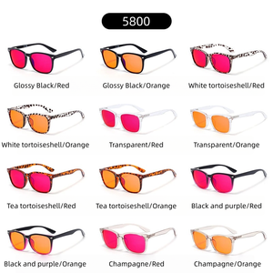 Gafas Unisex con Diseño Clásico, Montura Óptica TR90, Lentes Rojo Naranja, Logotipo Personalizado, Anti Luz Azul para Visión Nocturna - Product Image 2