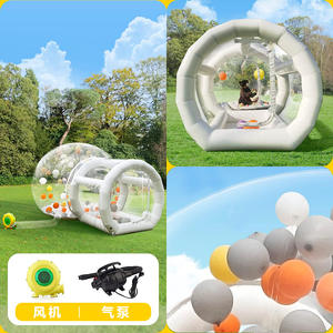 Tenda a Bolla per <span class=keywords><strong>Feste</strong></span>, Casa Gonfiabile a Forma di Palloncino, Tenda da Gioco per <span class=keywords><strong>Bambini</strong></span>, Stanza Gonfiabile con Cielo Stellato - Product Image 3