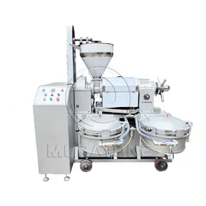 Soya ve yer fıstığı yağı ekstraksiyonu için RF95-A otomatik ticari yenilebilir yağ baskı makinesi