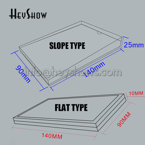Phổ Acrylic điện thoại tablet giá tag chủ vuông phẳng dốc bán lẻ cửa hàng hiển thị đứng bàn hàng hóa giá hiển thị cơ sở - Product Image 3