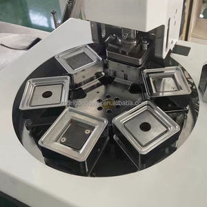 Automatic 50X50mm Rectangle Plastic Button Maker Kit New Used Electric Pneumatic <b>Badge</b> <b>Making</b> Machine Paper Cutter Motor Core - Product Image 5