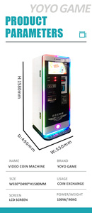 Monnayeur personnalisé <span class=keywords><strong>pour</strong></span> machines de jeux d'arcade et centres de jeux, accepte jetons et billets, garantie 1 an, version anglaise - Product Image 3