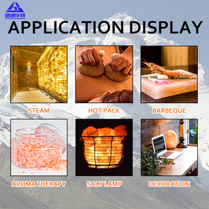 Đế đèn muối Himalaya - Khối trang trí làm đèn ngủ, gạch muối mật độ cao - Bền bỉ cho không gian thương mại & khách sạn - Product Image 1