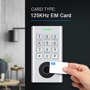 Control de Acceso RFID Independiente con Lector EM Integrado, Antivandálico, para Exteriores, Resistente al Agua, con Tarjeta EM de 125KHz, Huella Dactilar y PIN para 10500 Usuarios - Product Image 4