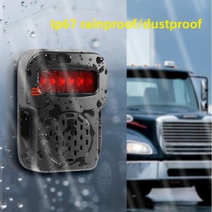 Sistema de Alerta por Radar con Voz y Luz Intermitente, Pantalla de 7 Pulgadas, Punto Ciego Lateral Derecho, Camiones Volquete, 24V, Alarma Audible y Visual BSD - Product Image 4