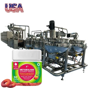 Línea de producción de precios baratos para la máquina de dulces de mezcla de frutas y verduras de gominolas de vitaminas y gominolas de oso - Product Image 5