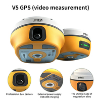 Récepteur GNSS RTK Visuel de Mesure Vidéo Hi-Target V5 V200 avec Fonctionnalités AR, Base et Mobile, IMU, Inclinaison, Instruments et Équipements de Topographie IA
