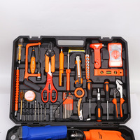 Perceuse à percussion sans fil industrielle DEWEN, diamètre de perçage maximal de 10 mm, vitesse variable, porte-embouts, boîte à batterie, ensemble d'outils électriques