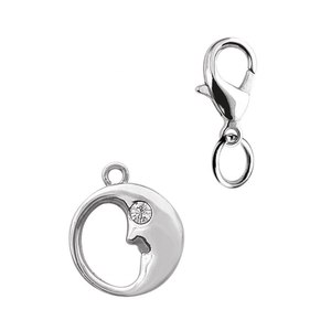 Ciondolo 'Luna' 15x17 mm per Creazione Gioielli - Product Image 1